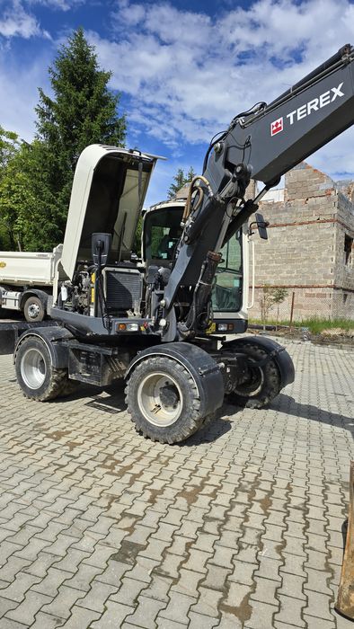 Terex TW85, 110, koparka kołowa 10ton, compact, rototilt, engcon