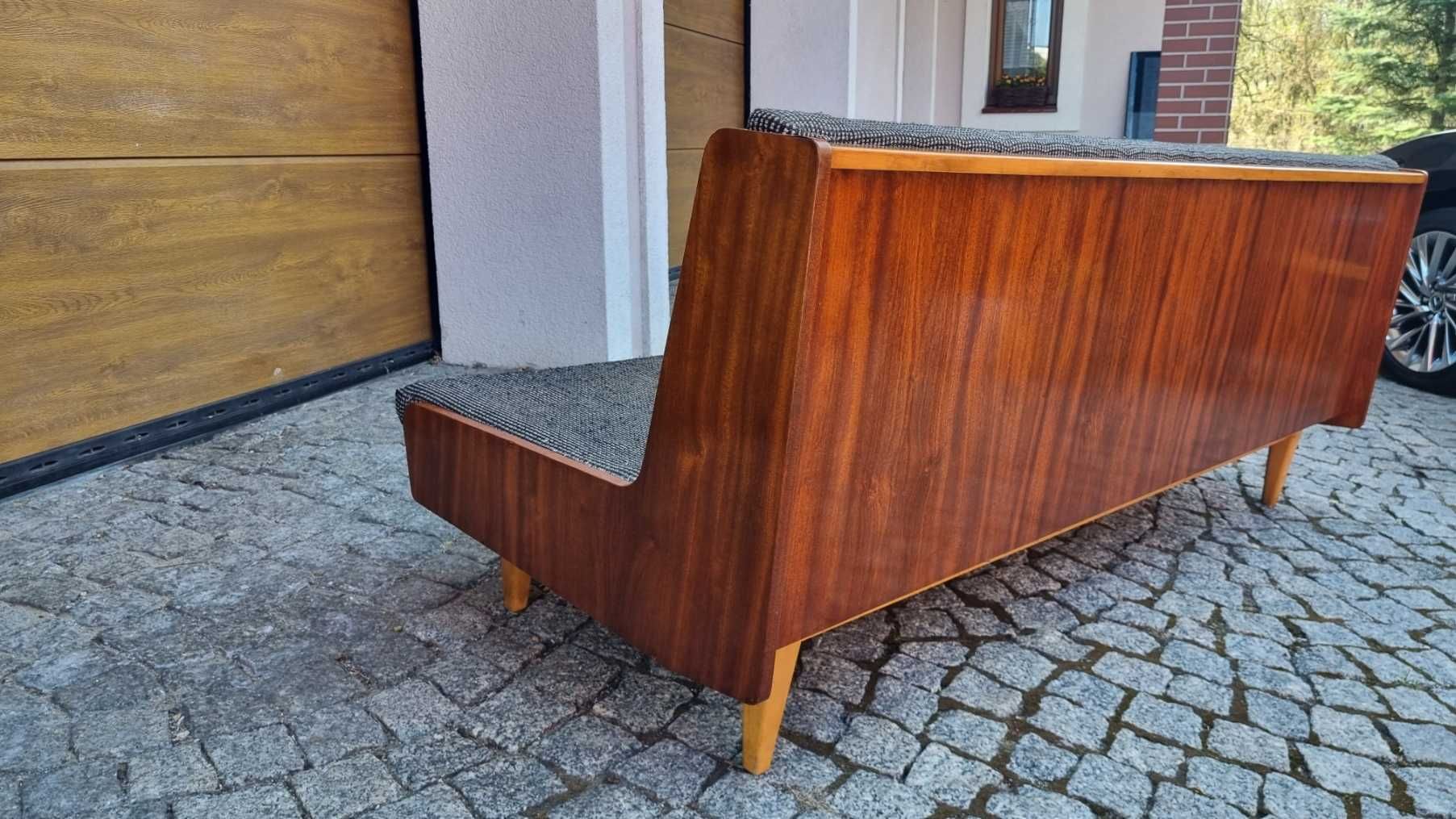 Dwustronna Czechosłowacka Sofa vintage design PRL