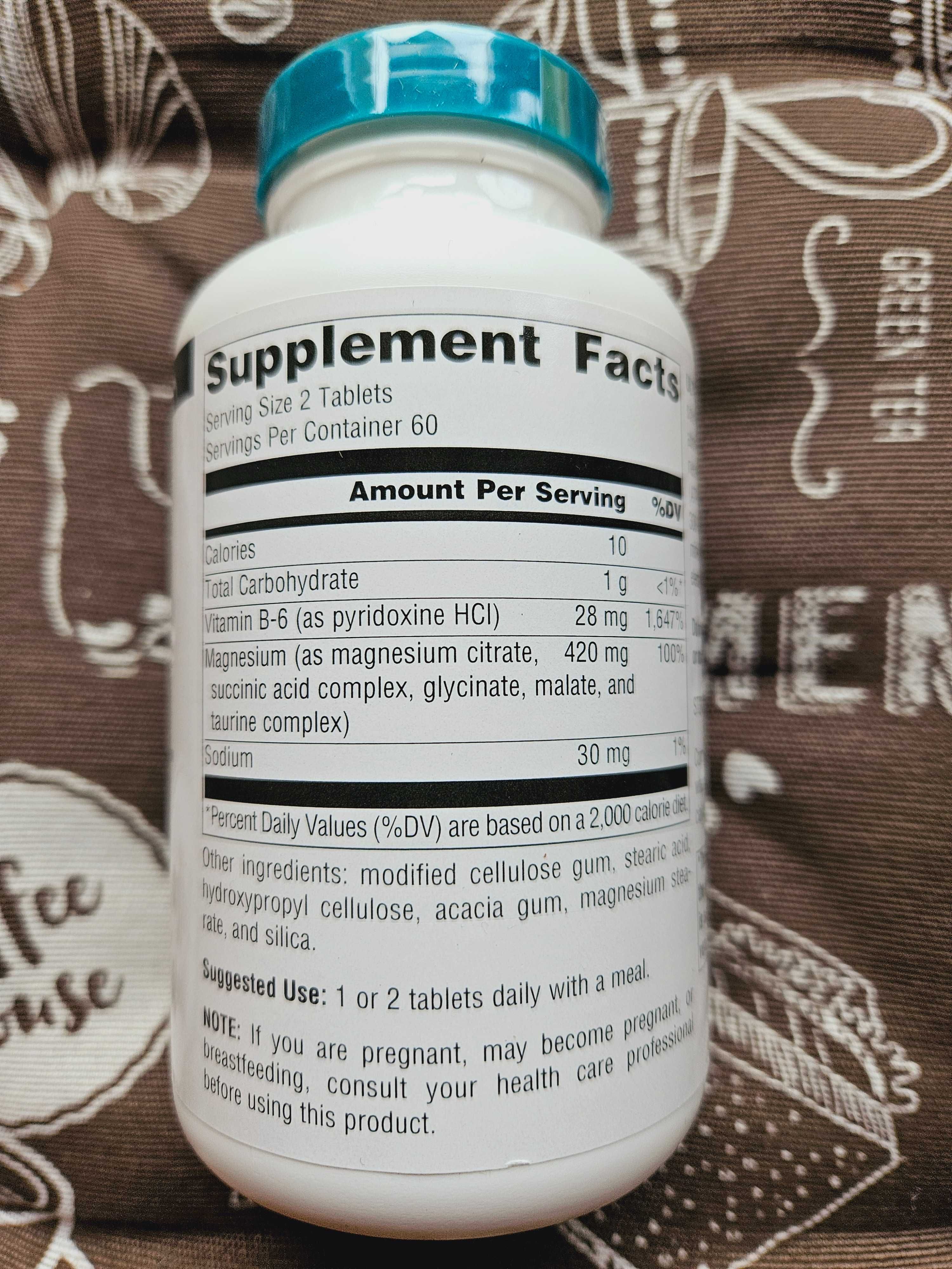 Source Naturals Ultra Mag Ультра маг магній В6 + новинка у капсулах