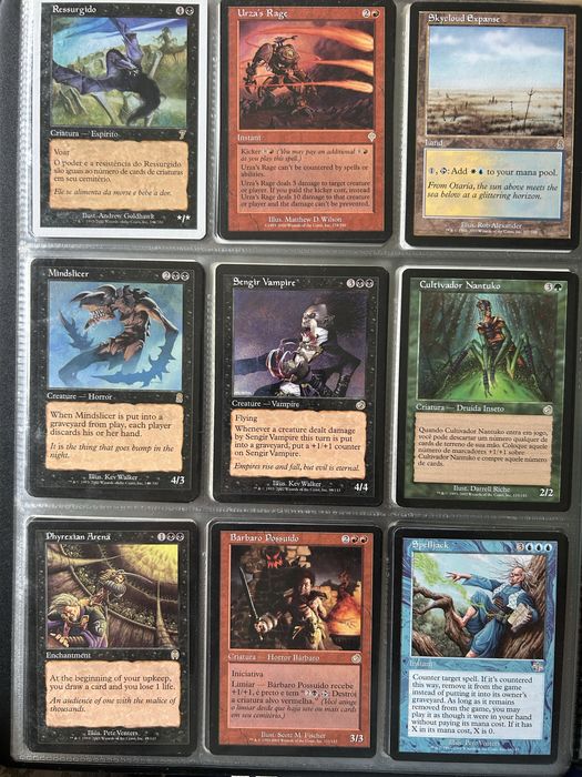 Cartas Magic the Gathering varias edicoes