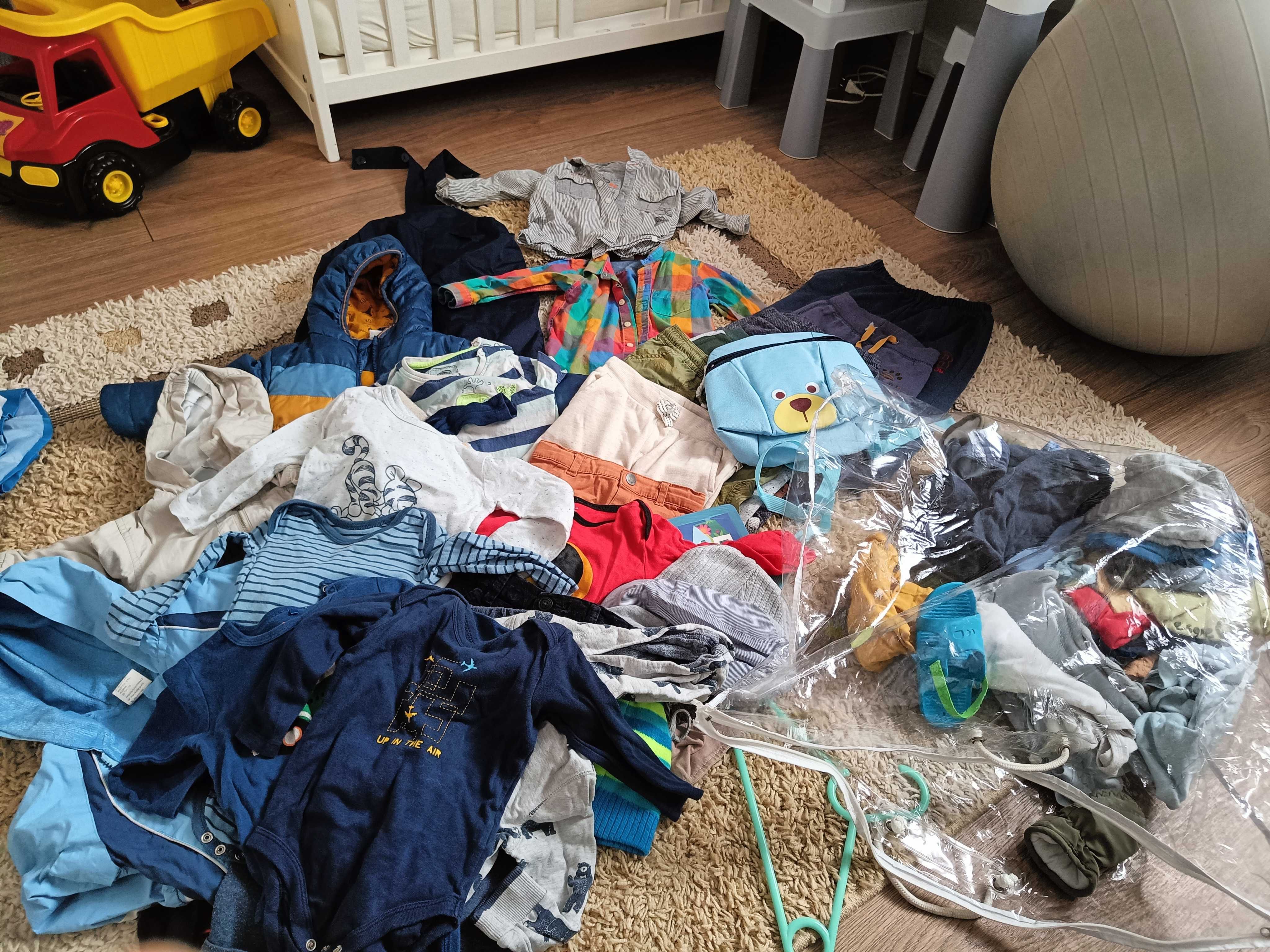 Komplet ubranek rozmiar 80-86 mega paka