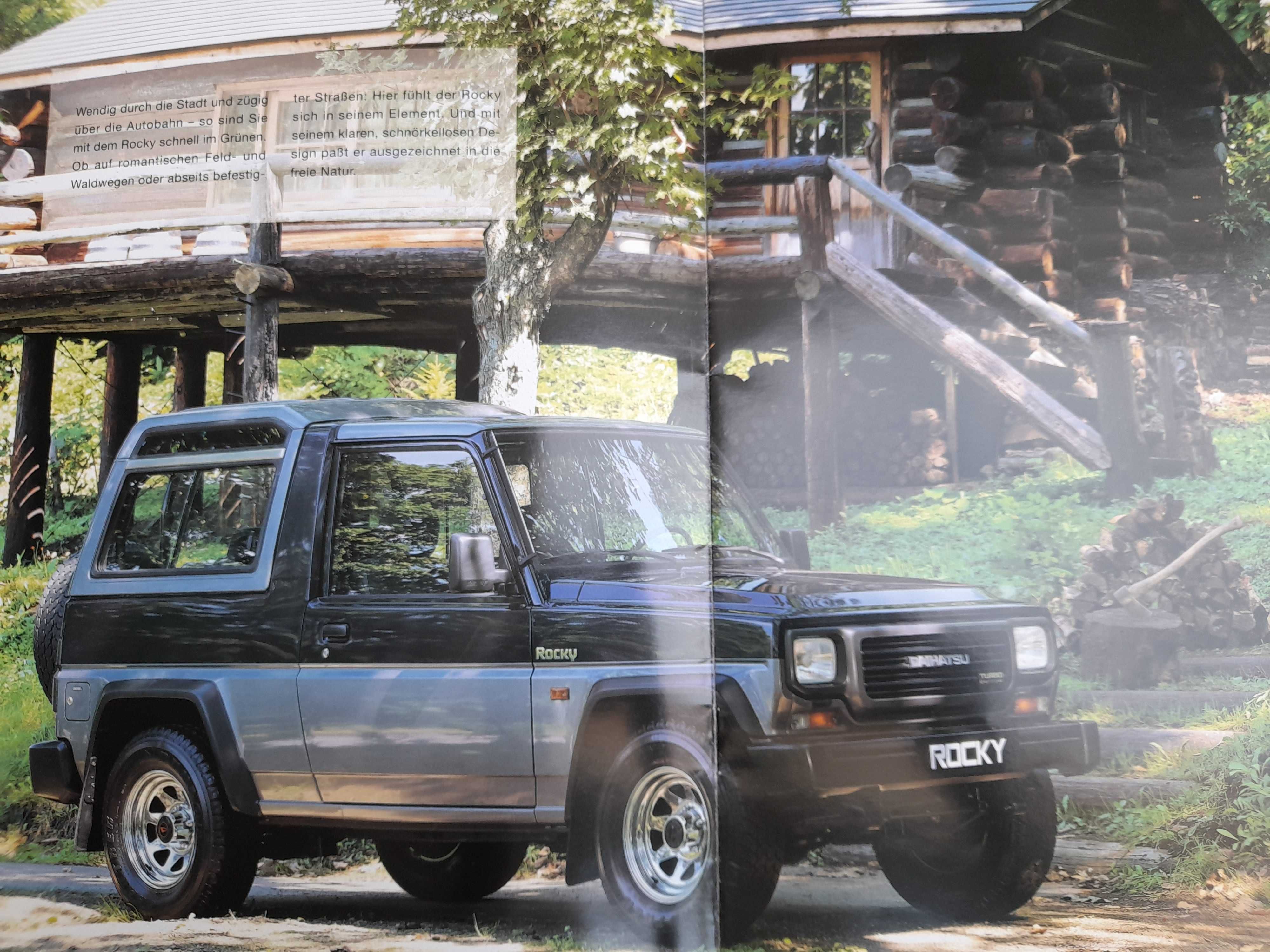 DAIHATSU Rocky język niemiecki rok 1991