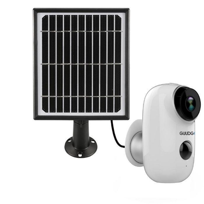 Câmara IP Vigilância • 1080P •WI-FI • Sem Fios • Solar+Bateria • IP65
