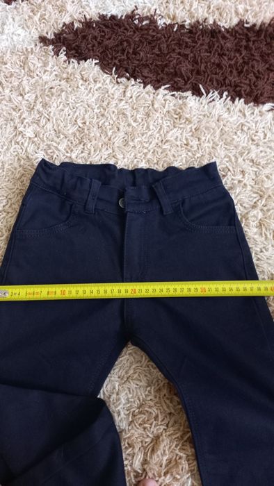 Брюки в школу её а мальчика  синий цвет хлопок