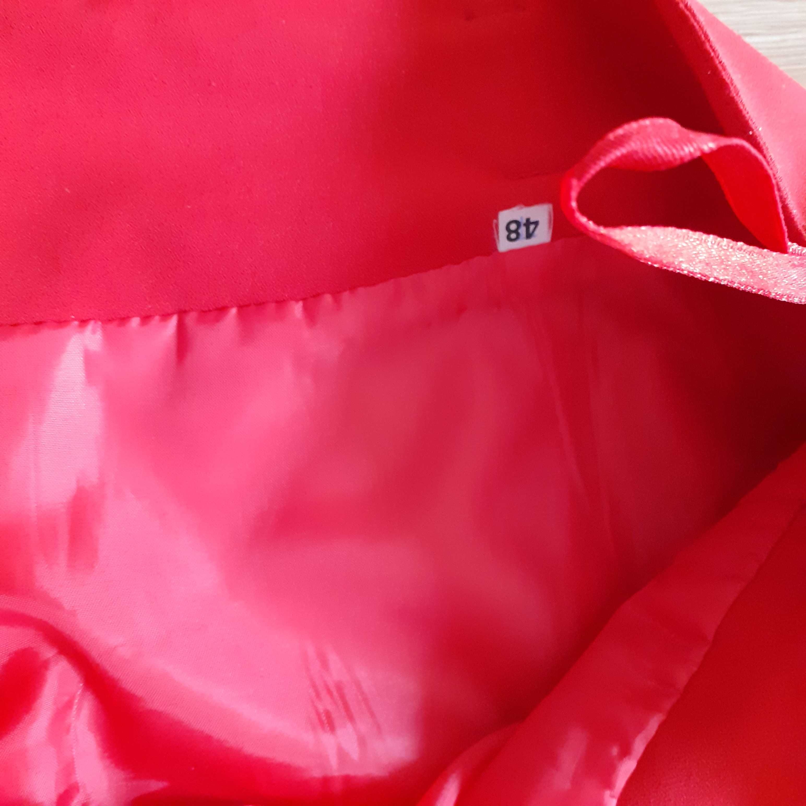 Spódnica spódnice czerwona r.48