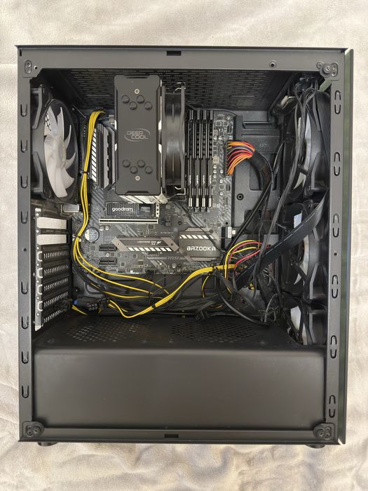 Компʼютер r7 5700x3d 32gb ram ddr4 b550m bazooka