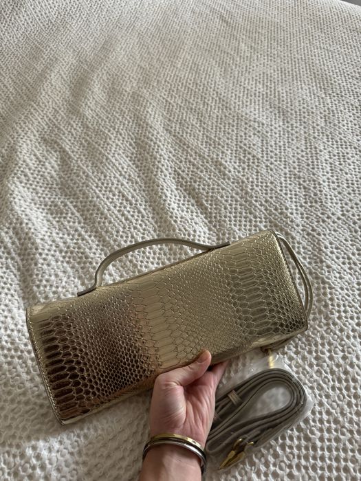 Золотий клатч сумка