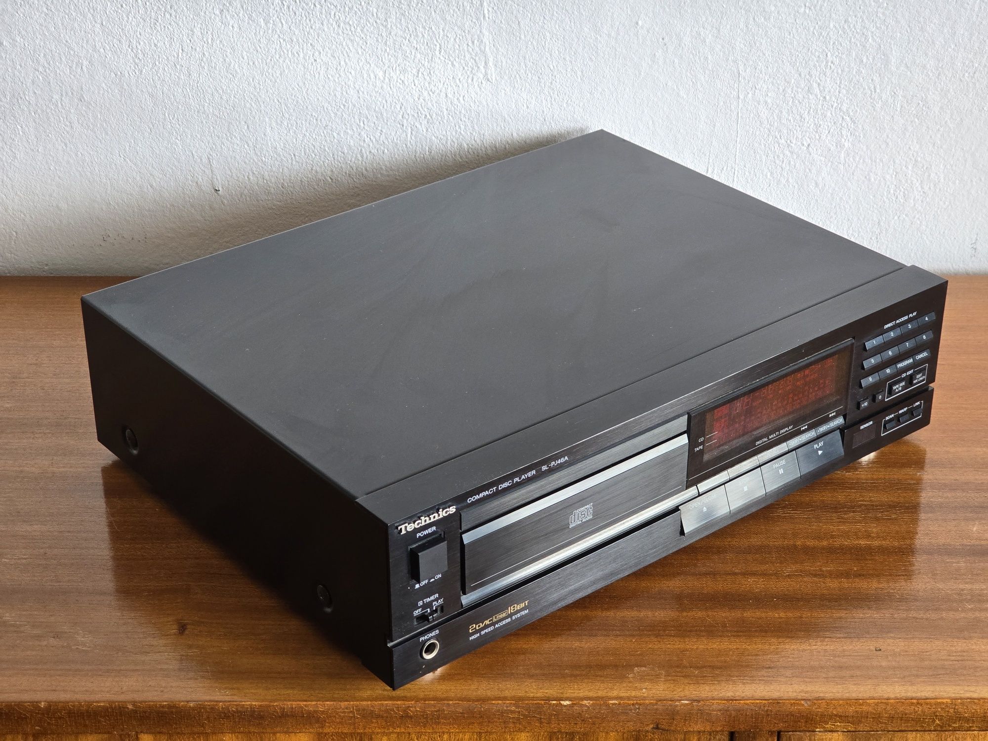 Technics SL PJ46A odtwarzacz płyt CD CDR Wąski  midi 36cm