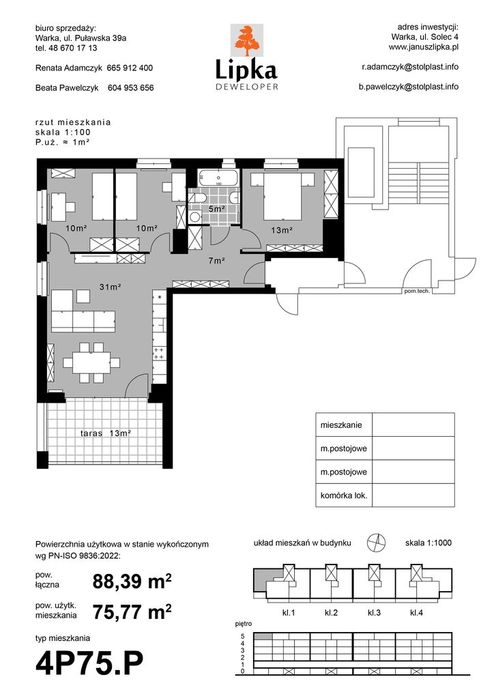 Budynek wielorodzinny w trakcie budowy