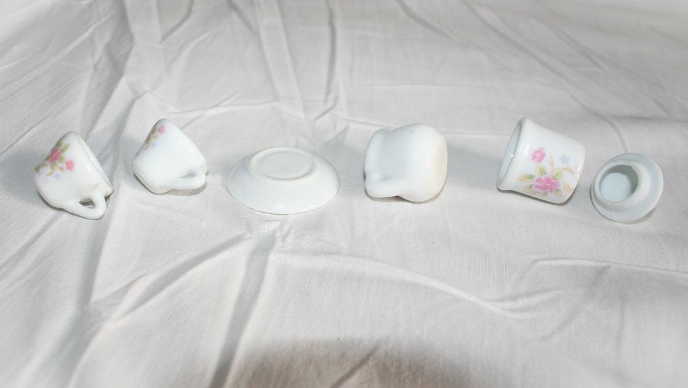 Mini porcelanowe naczynia