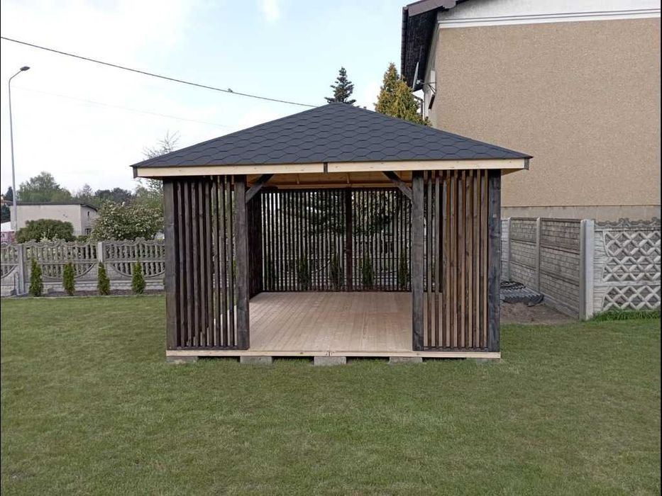 ALTANA 9 4x4m Panele Pionowe Impregnacja +Gont Prosto od Producenta