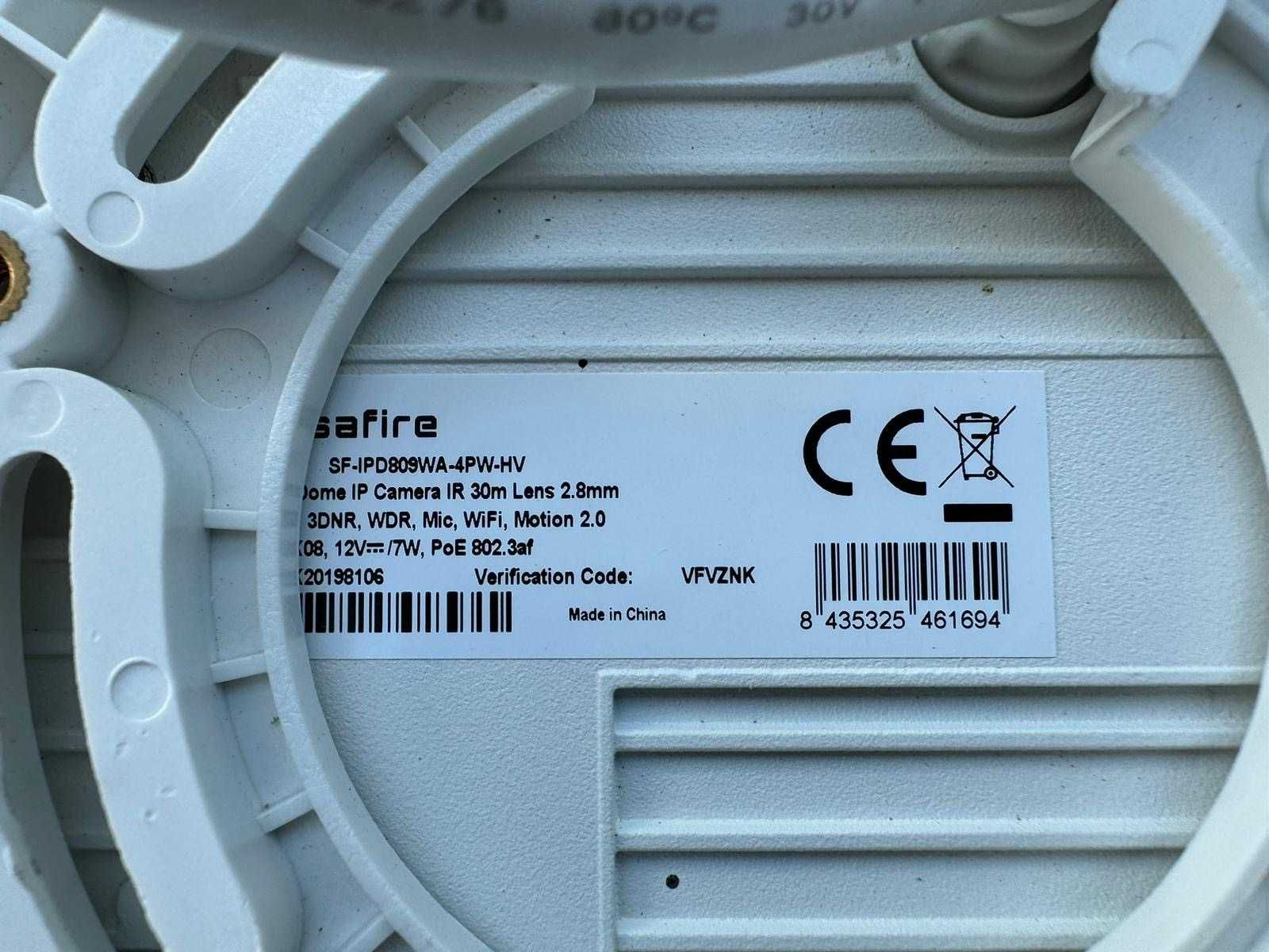 Safire SF-IPD809WA-4PW-HV Camara IP 4 Megapixel 1/3"