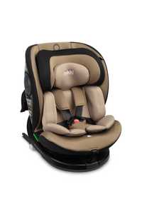 MOKKI beige Fotelik samochodowy i-size 40-150cm obrotowy 360° ISOFIX