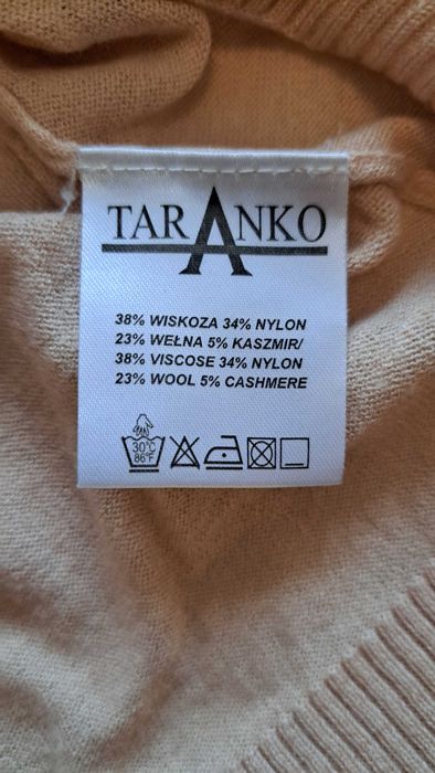 Lekki sweterek z Taranko z kaszmirem