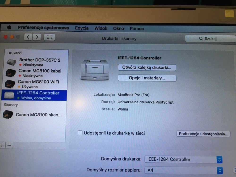 Drukarka Laserowa Macintosh Apple Laser Writer 12/640 PS 1996 Vintage