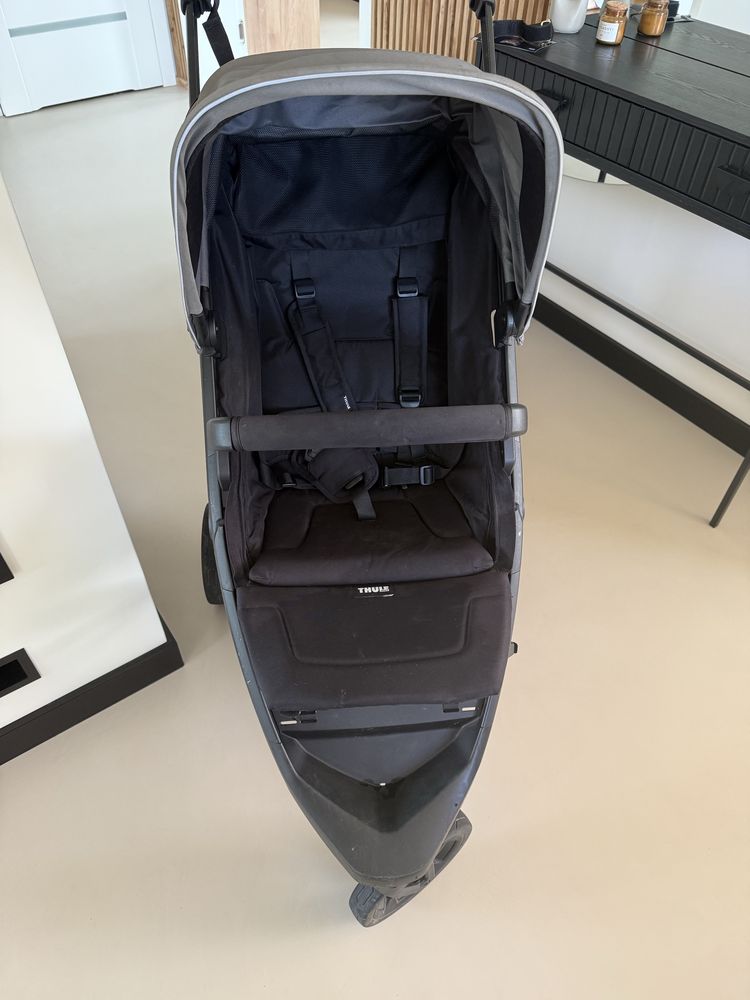 Wozek Thule Spring + podnozek + dodatkowy daszek