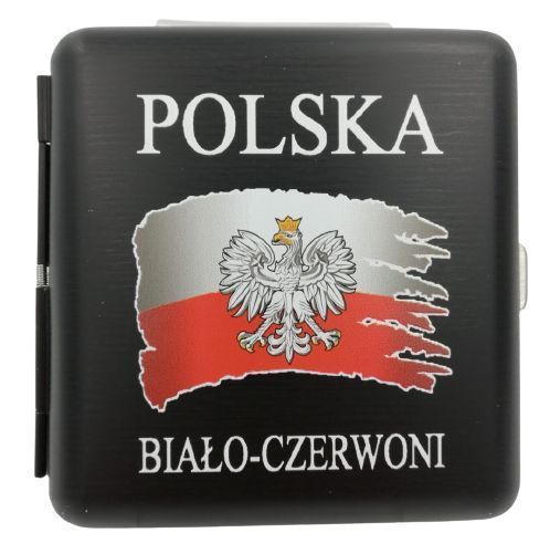 Nowa Papierośnica Polska Biało-Czerwoni Orzełek na 20 papierosów