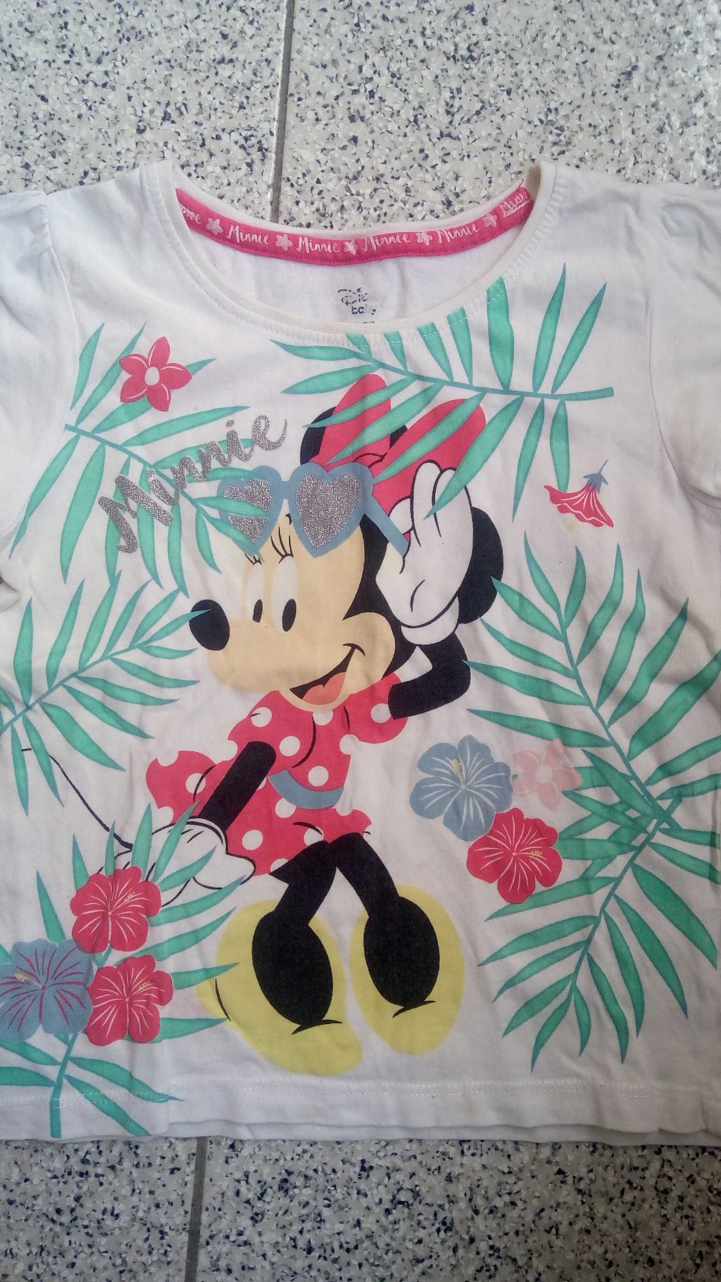 Camisola t-shirt de menina (24-36 meses) Minnie Disney