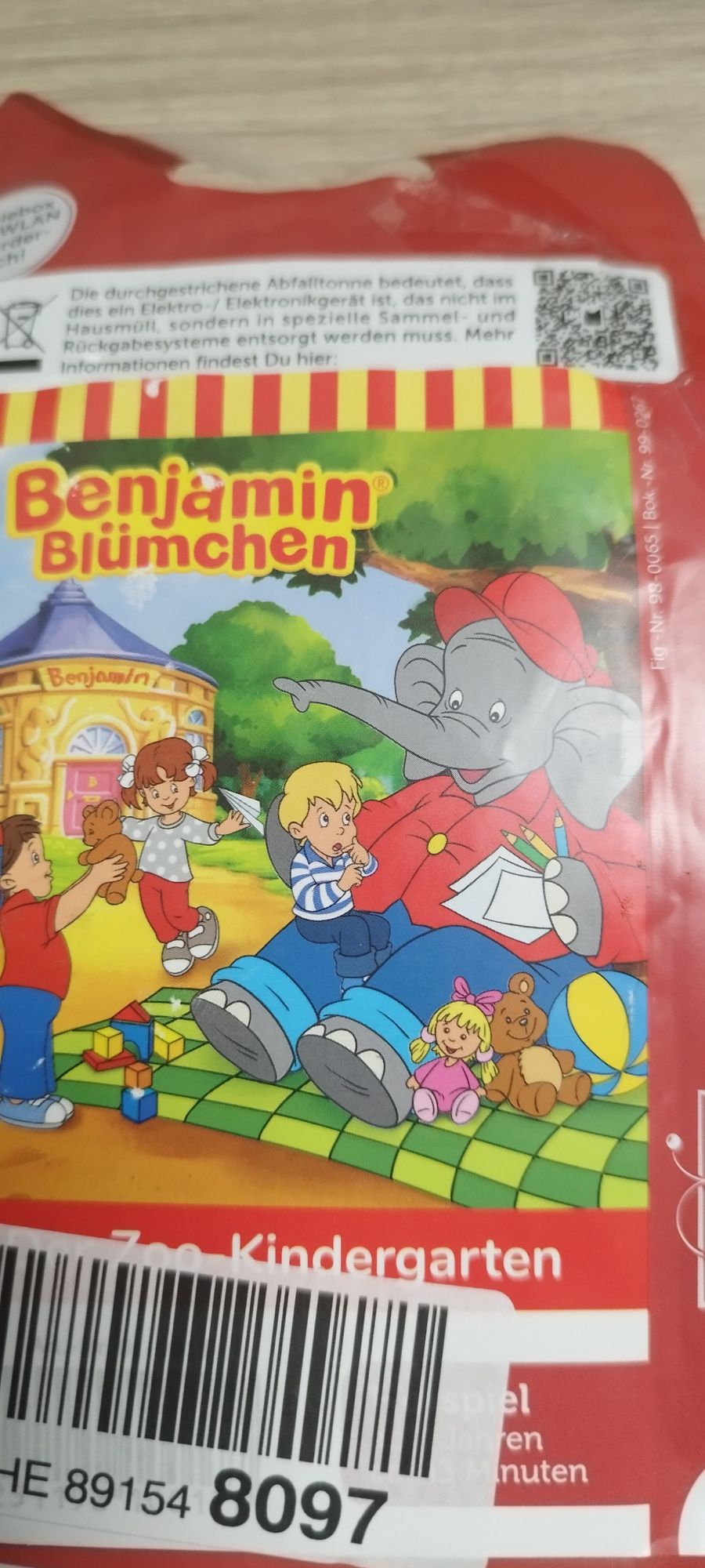 Figurka Benjamina i Elmo na Tonieboxa język niemiecki