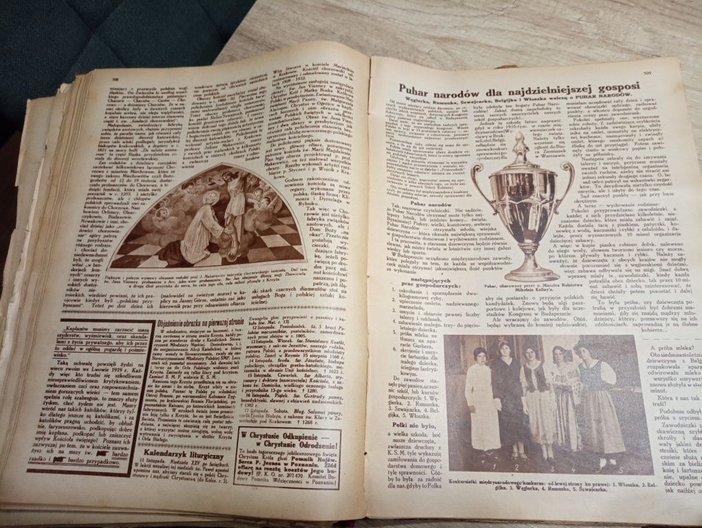 Stare gazety Tygodnik Przewodnik Katolicki z roku 1934