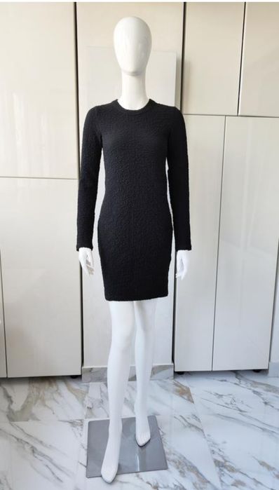 Arket бавовняна коротка сукня із жатої тканини