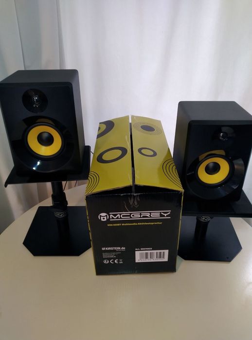 Колонки MC Grey-550BT Bluetooth на стійках