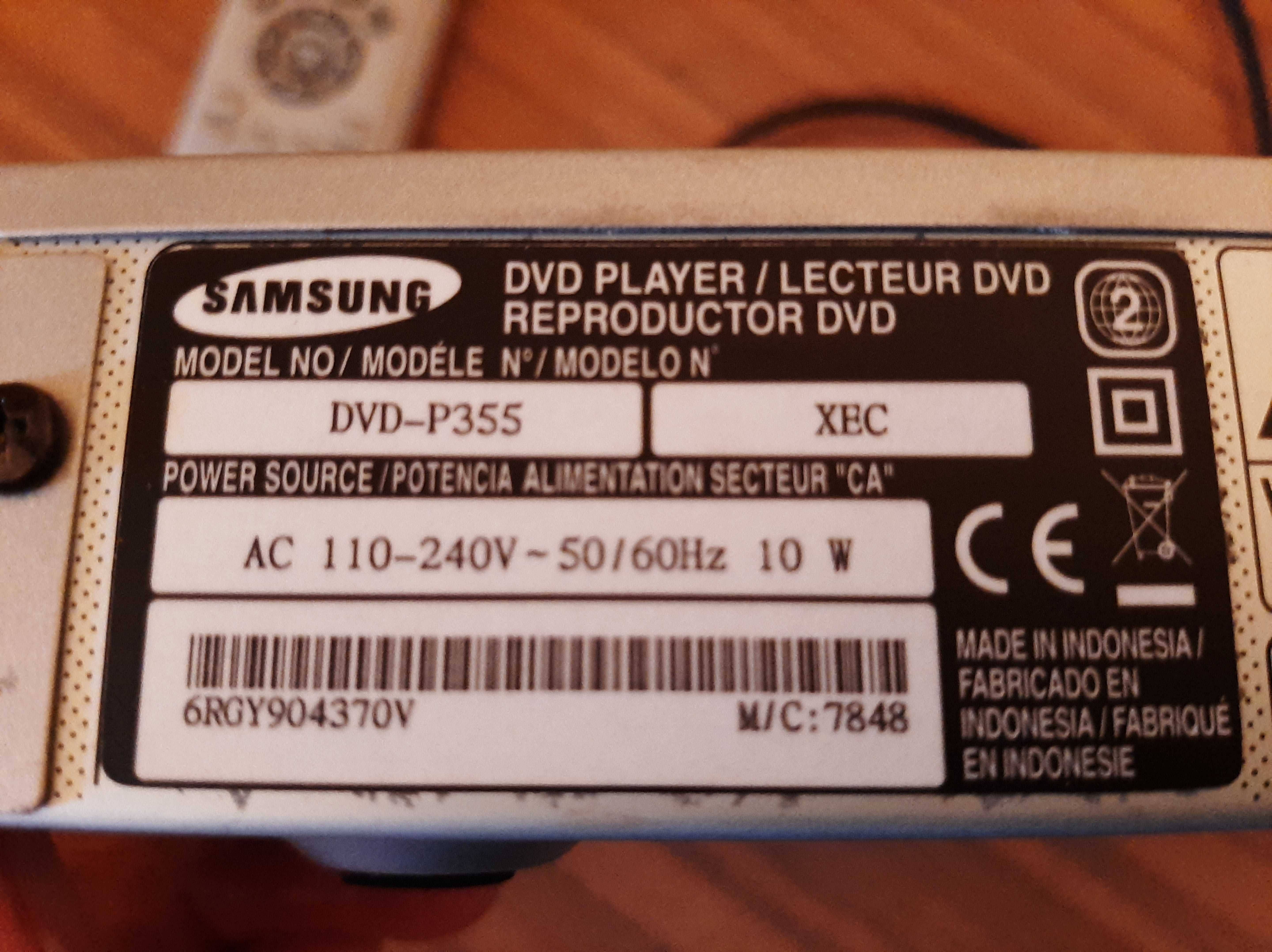 Leitor DVD de mesa Samsung P355