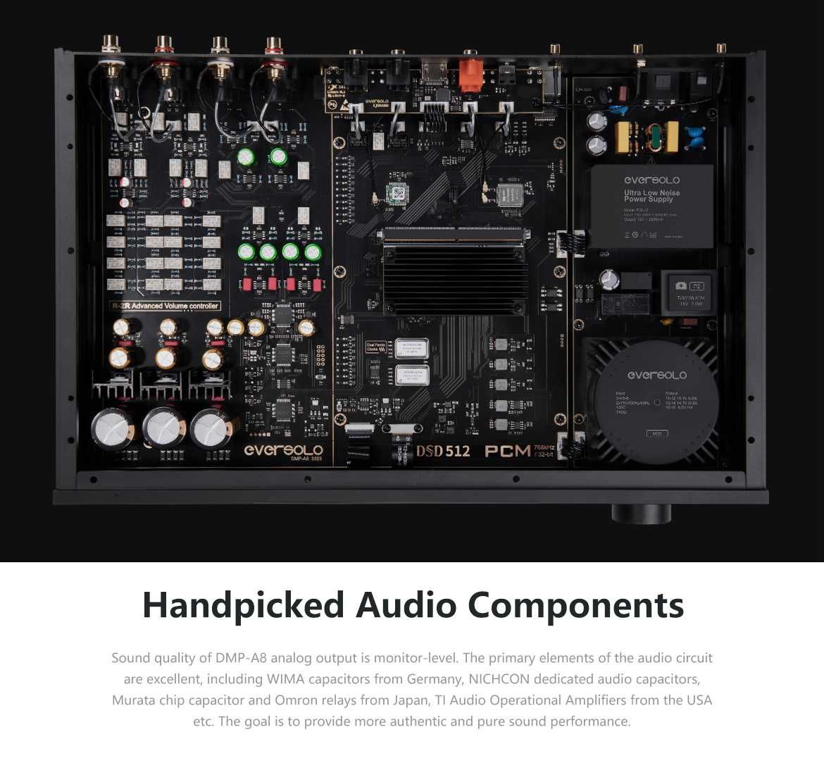 EverSolo DMPA8 Odtwarzacz Sieciowy Streamer DAC AKM DMP-A8 SKLEP RATY