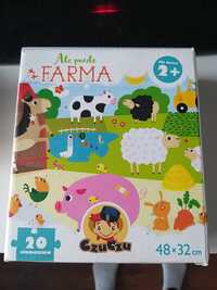 Puzzle dla najmlodszych 2+ farma