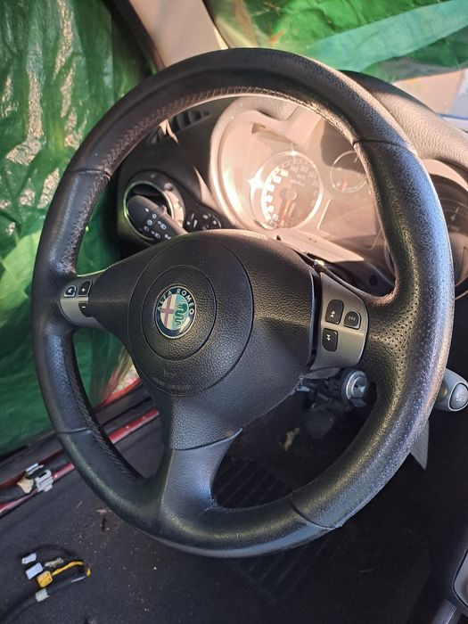 Kierownica skóra Alfa Romeo 147 Fiat Seicento