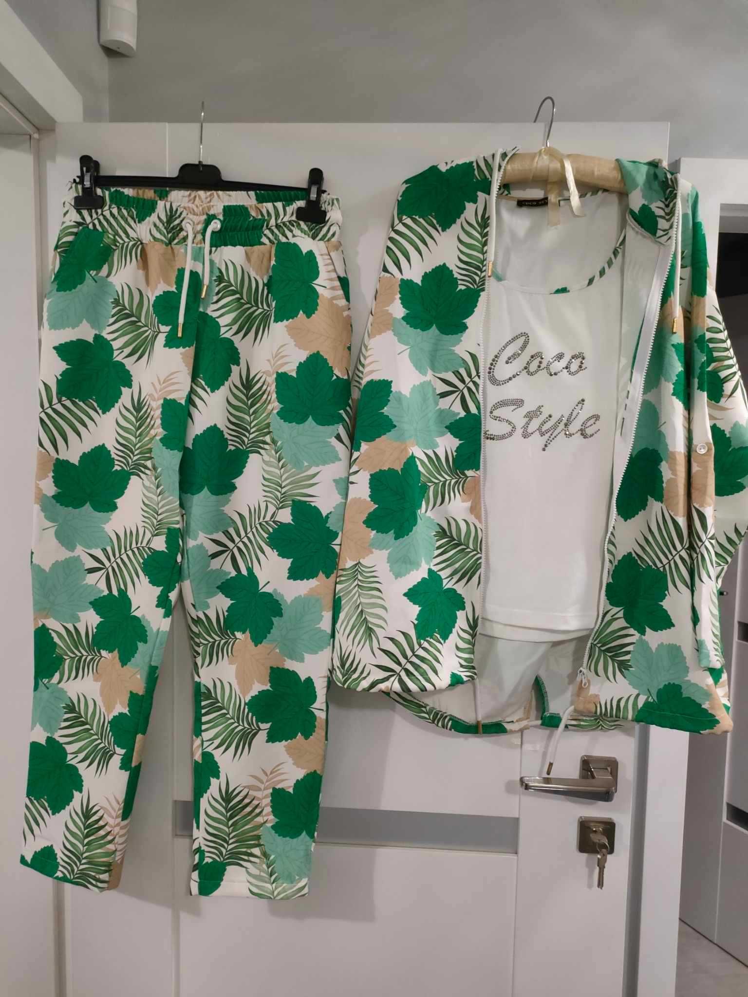 Dres komplet 3 częściowy bawełniany polska produkcja Coco Style