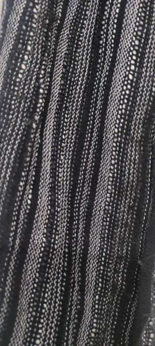 Echarpe – 19 x 1,85 – riscas cinza e preto
