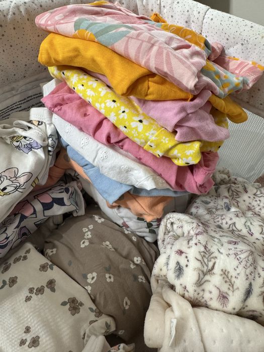 Paczka ciuszków zestaw wyprawka dla noworodka niemowlaka