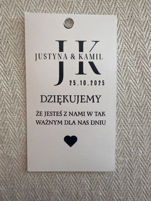 NOWOŚĆ PODZIEKOWANIA dla gości na wesele