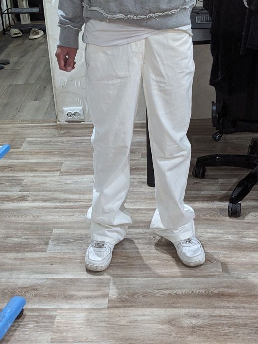 білі фларед джинси,беггі джинси, flared jeans, baggy jeans, drip,sk8