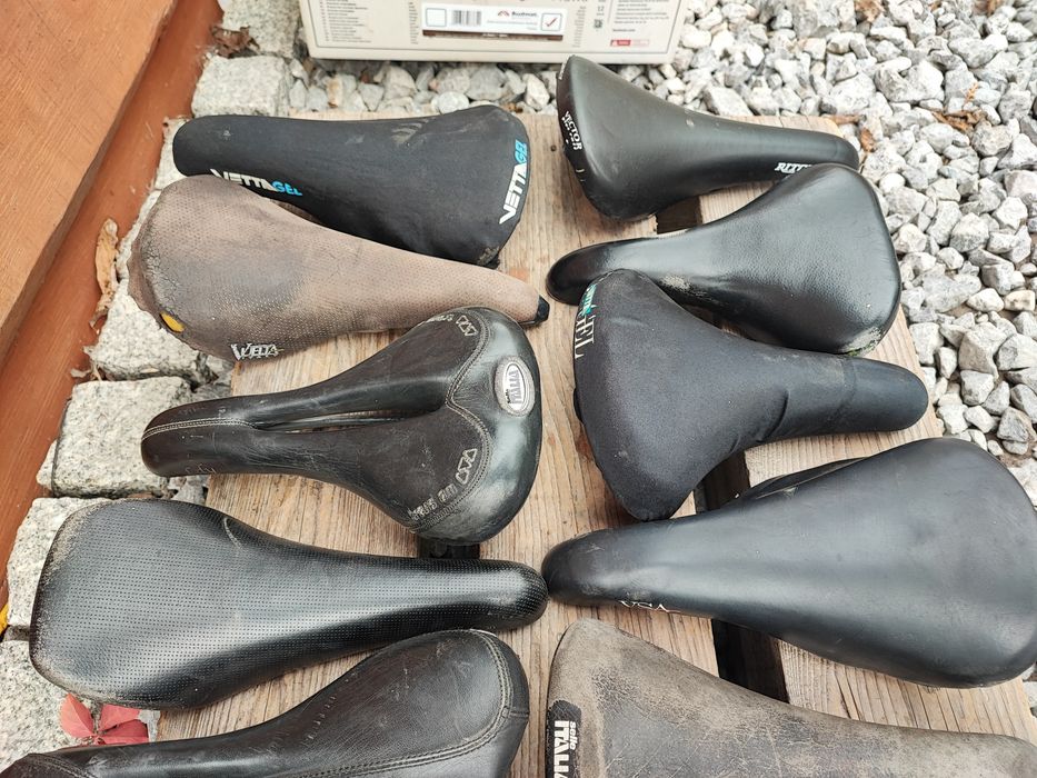 Pakiet siodełek rowerowych retro mtb Selle Italia Vuelta Bontrager
