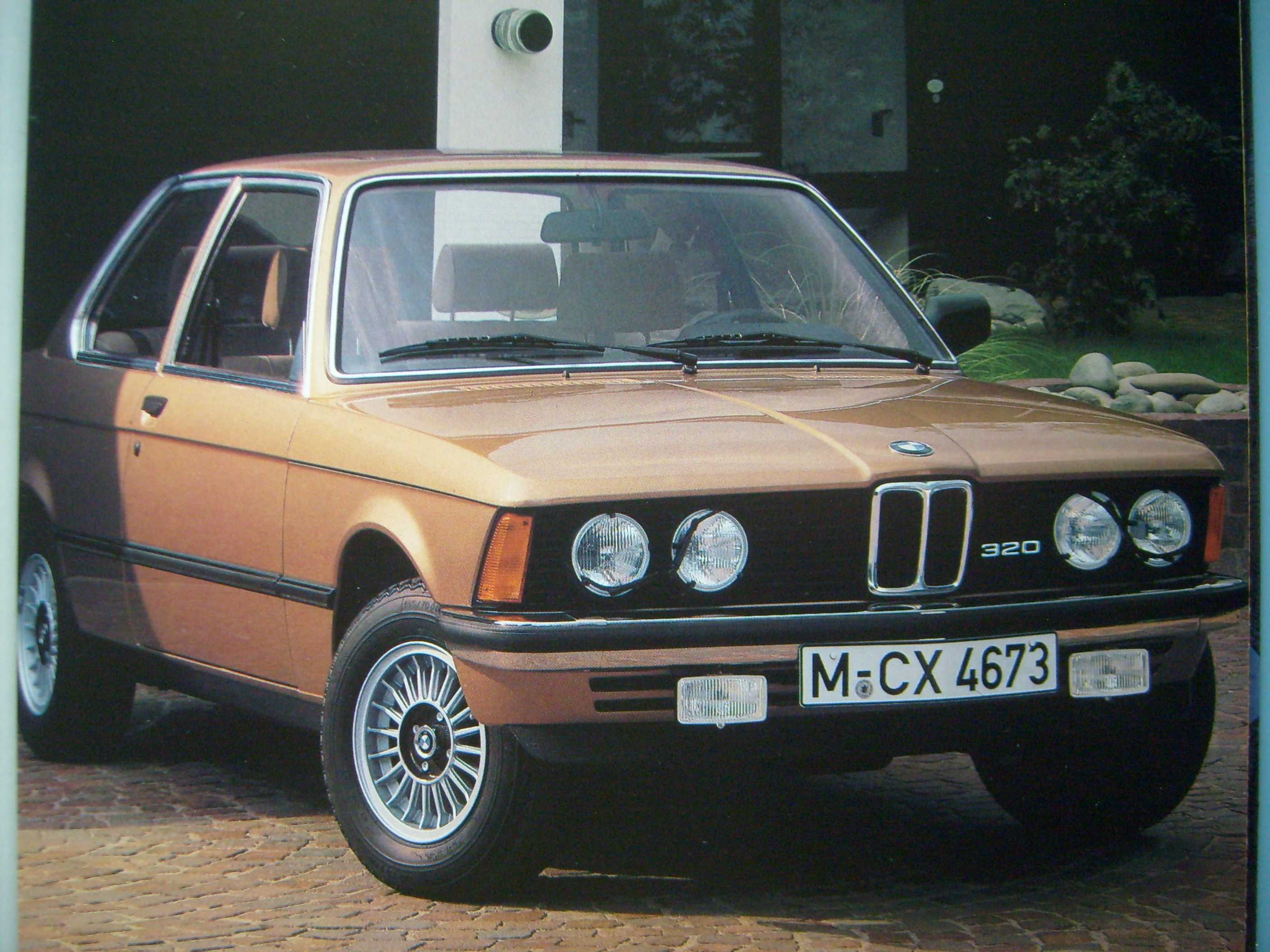 BMW 3 E21 1981 / 315, 316, 318i, 320, 323i * prospekt 48 str. stan BDB