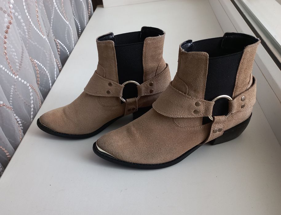 Казаки River Island,замша