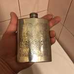 Vintage Alchemy Pewter Sheffield ANGLIA Kolba Alkoholowa