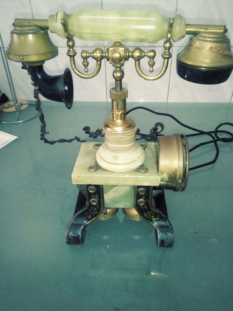 Telefone antigo alabastro