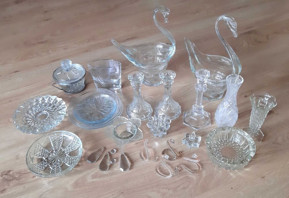 Świecznik szklany kryształowy Radiant Drost Ząbkowice