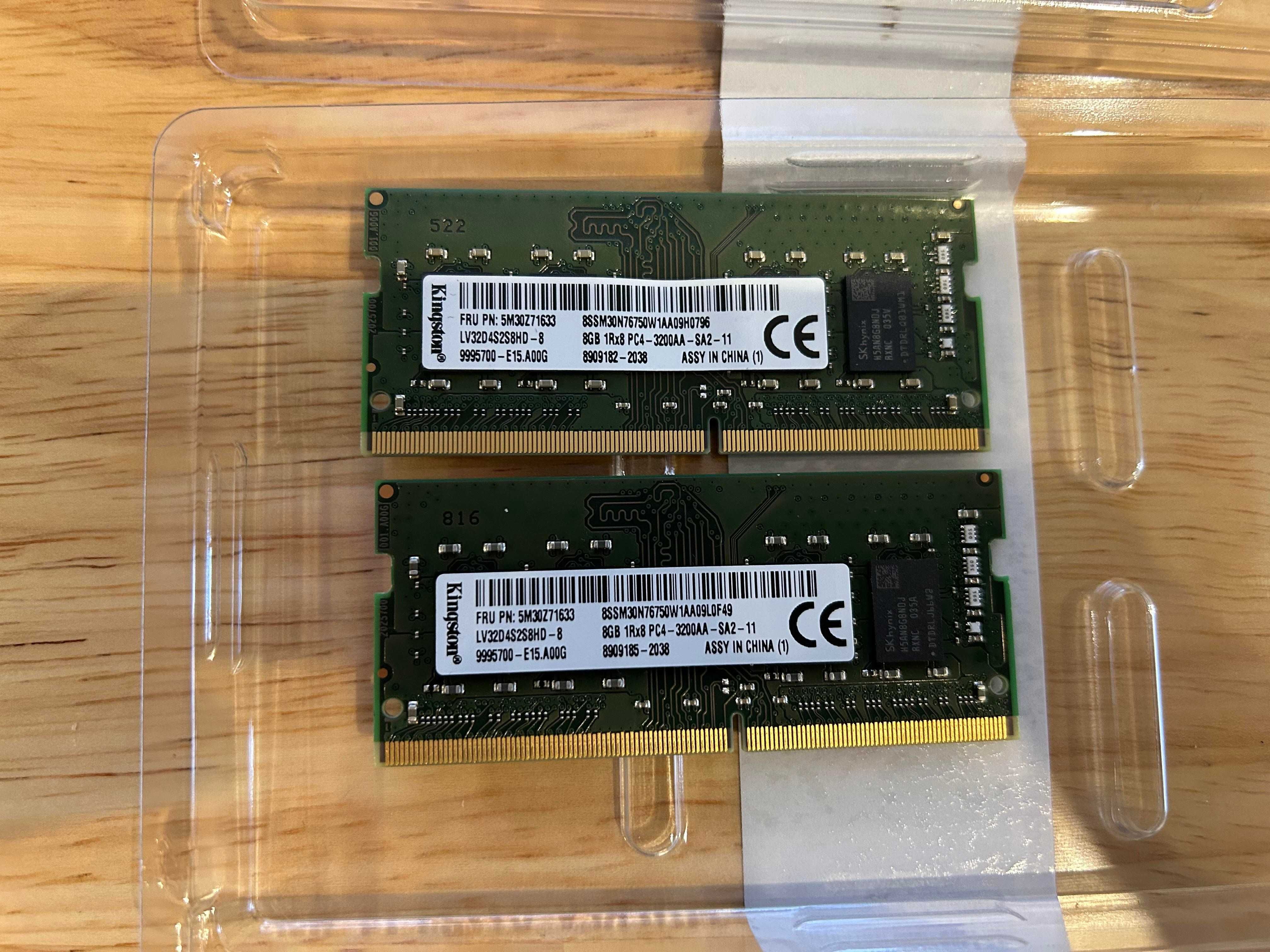 Pamięć RAM SODIMM DDR4 3200MHz Kingston 2x8GB (razem 16GB)