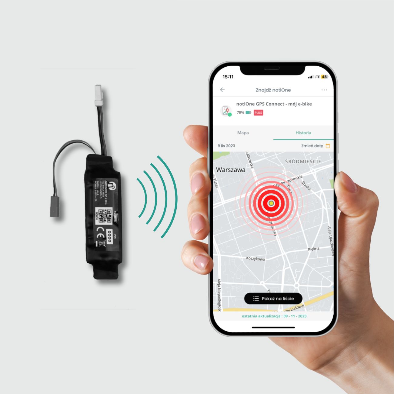 Lokalizator notiOne GPS Connect