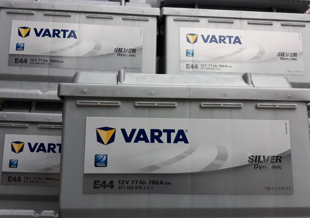 Nowy akumulator Varta E44 77Ah 780A 12V P+ Silver Dynamic