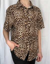 Рубашка в  леопардовый принт,размер s