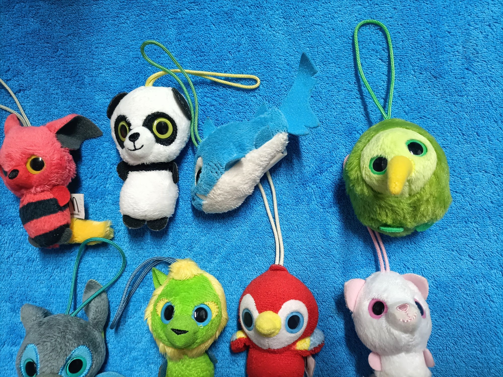 Lote 8 mini peluches MacDonald