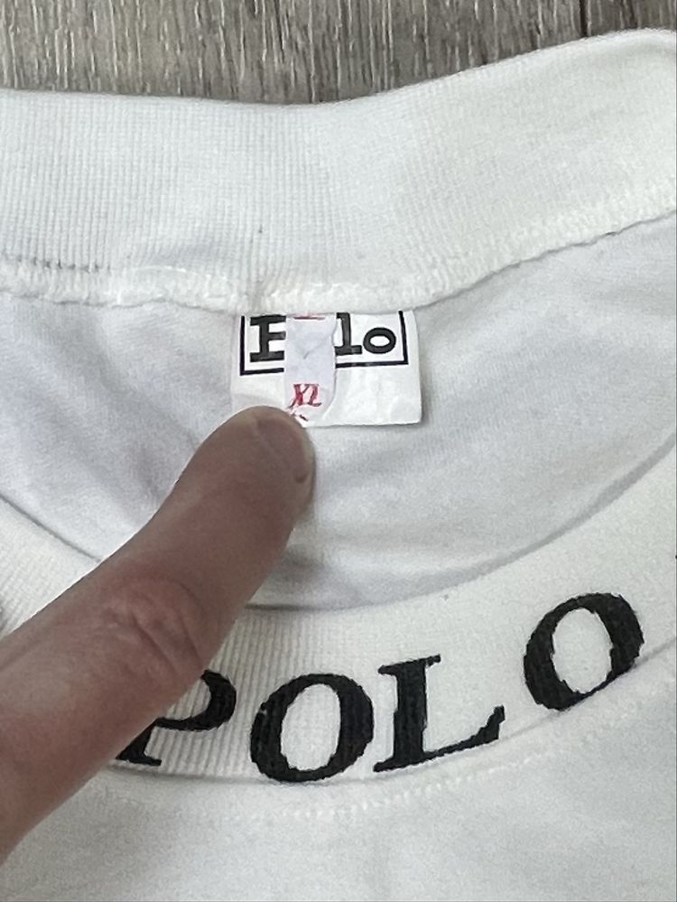 Ralph Lauren Polo Bear футболка XL размер белая фирменная