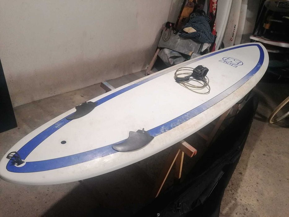 7.6 Evolution  malibu Funboard epoxy NSP torq surfboard FCS