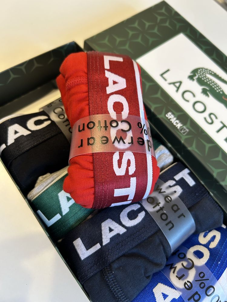 Zestaw bokserek męskich Lacoste rozmiar 2XL