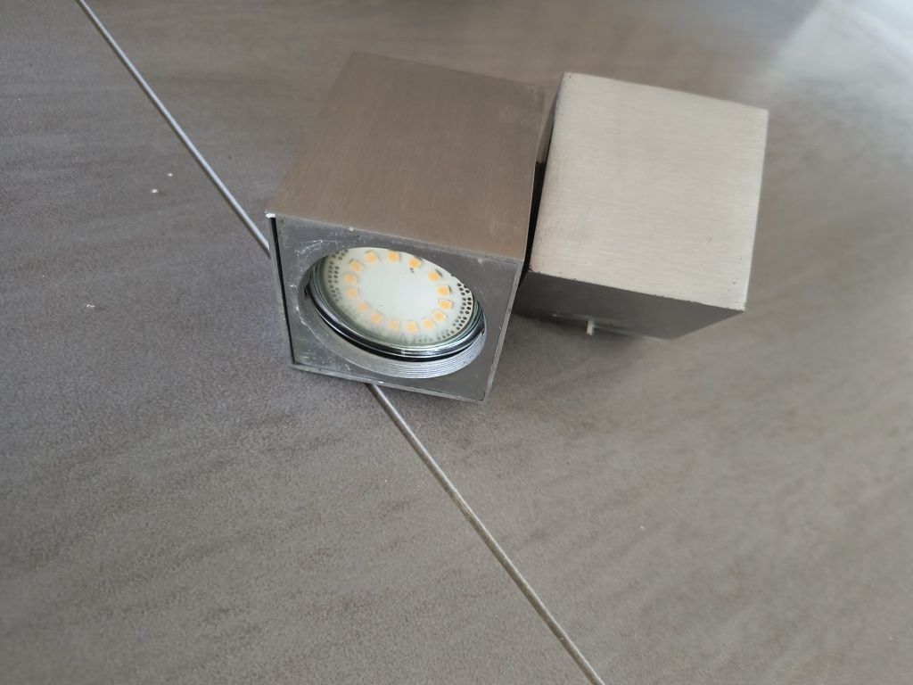 Lampy reflektory spotlight stalowe komplet 3